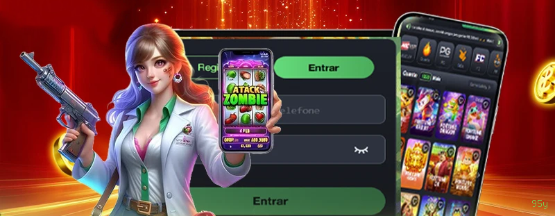 App Mobile 95y - Jogue em Qualquer Lugar no Seu Smartphone